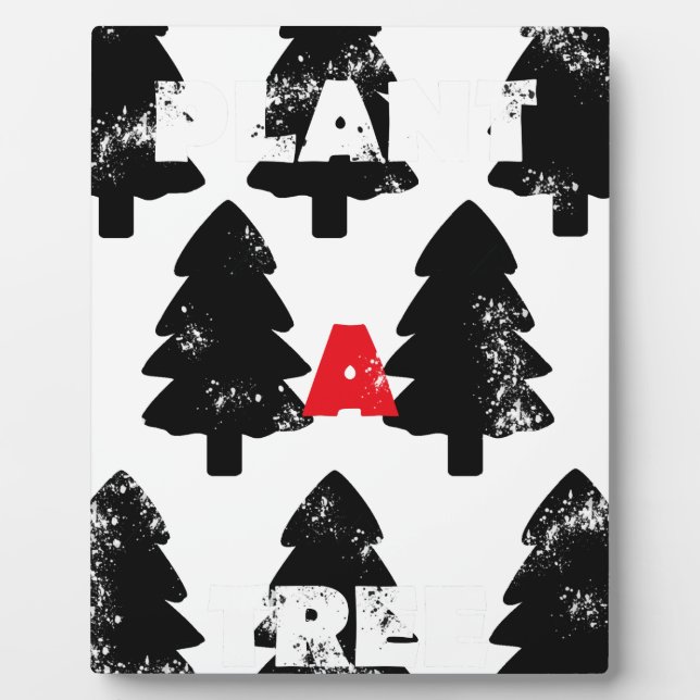 Plant A tree Pattern Plaque (Front)