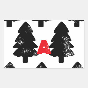 Plant A tree Pattern Sticker