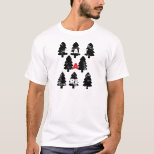 Plant A tree Pattern T-Shirt