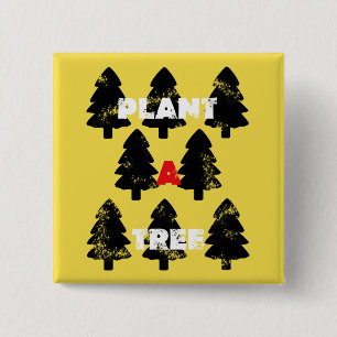 Plant A Tree Square Button