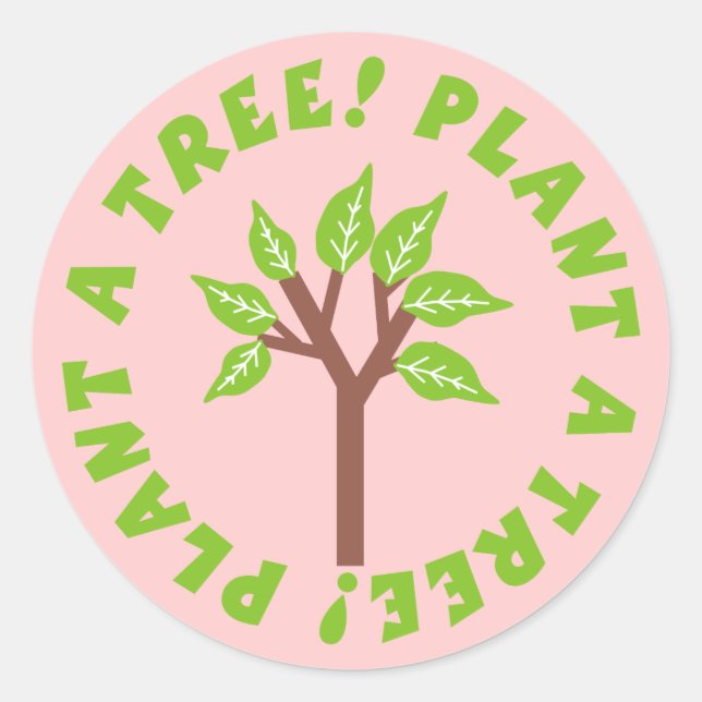 Plant a Tree Stickers (Front)
