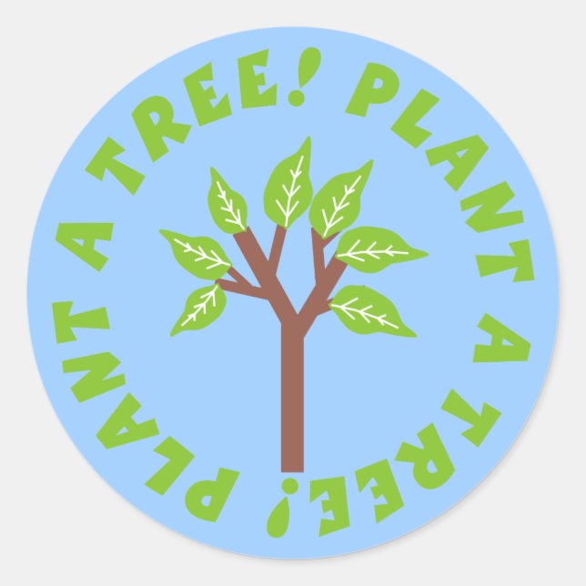 Plant a Tree Stickers (Front)