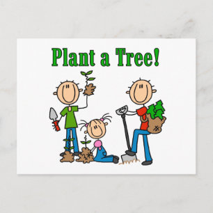 Plant a Tree T-shirts and Gifts Postcard