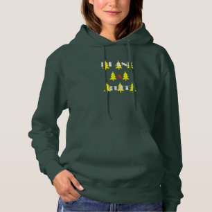 Plant A Tree Yellow Fir Trees Hoodie