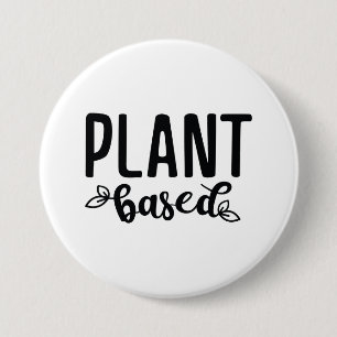 Plant Based 3 Inch Round Button