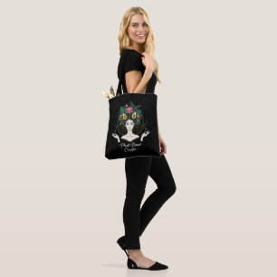 Plant-Based Creator Vegan Goddess Botanical Avocad Tote Bag