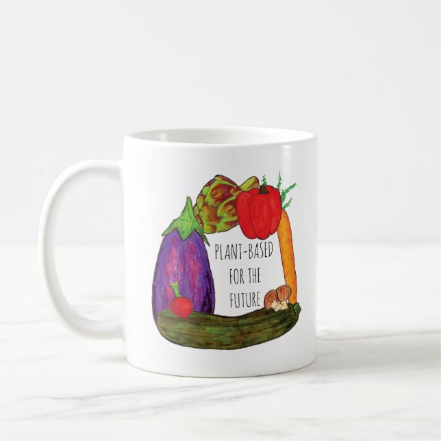 Plant-Based for the Future Coffee Mug (Left)
