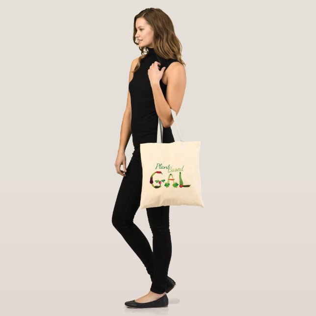 Plant Based Gal Grocery Bag (Front (Model))