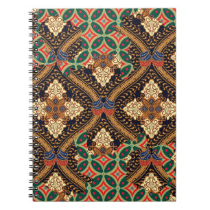 Plant-Based Indonesian Batik: Distinctive Patterns Notebook