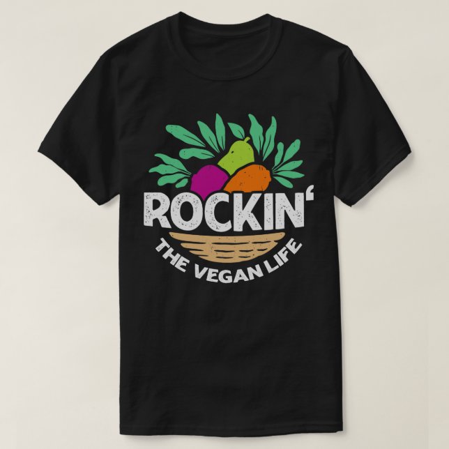 Plant Based Nutrition Veganism Vegan Gift  T-Shirt (Design Front)