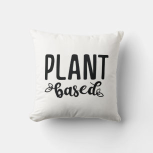Plant Based Throw Pillow