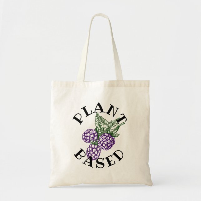 Plant Based | Vegan Tote Bag (Front)