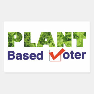 Plant Based Voter Sticker