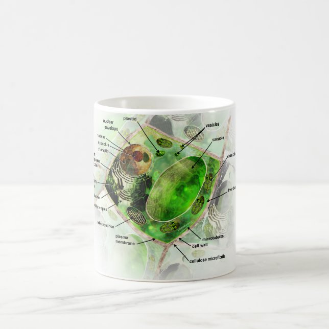 plant cell coffee mug (Center)
