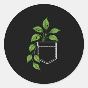 Plant Dad Plant Moms, House Plan Gardener Grow Tho Classic Round Sticker