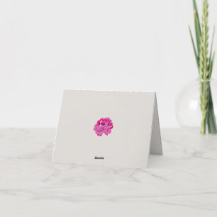 plant, flower, petal, pink, magenta, font, pattern thank you card
