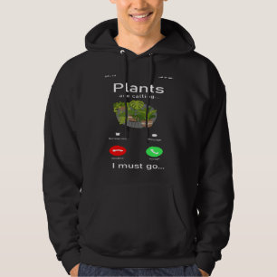 Plant  Gardening Monstera Phone Display Plants Are Hoodie