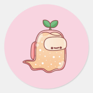 Plant Ghost Classic Round Sticker