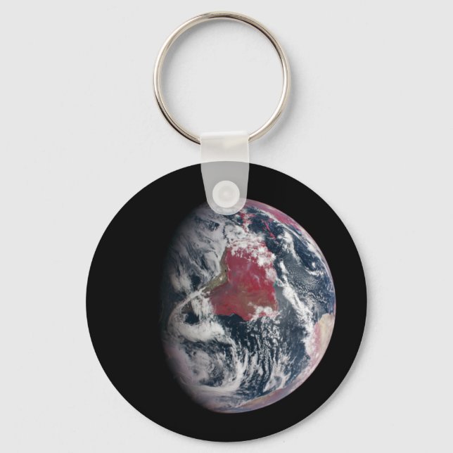 Plant Growth On Planet Earth. Keychain (Front)