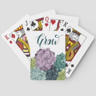 Plant Happiness   Grow Harvest Love Playing Cards
