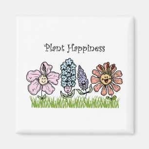 Plant Happiness Magnet