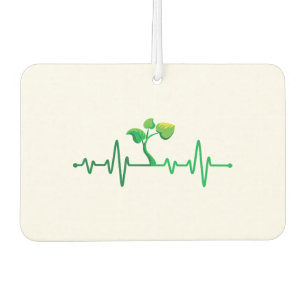 Plant Heartbeat - Botany Botanist Gardening Plant Air Freshener