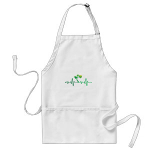 Plant Heartbeat - Botany Botanist Gardening Plant  Standard Apron