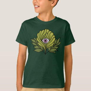 Plant Horror Art - Creepy Cute Green Flower T-Shirt