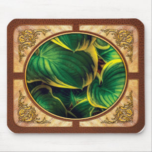 Plant - Hosta Leaves Mouse Pad