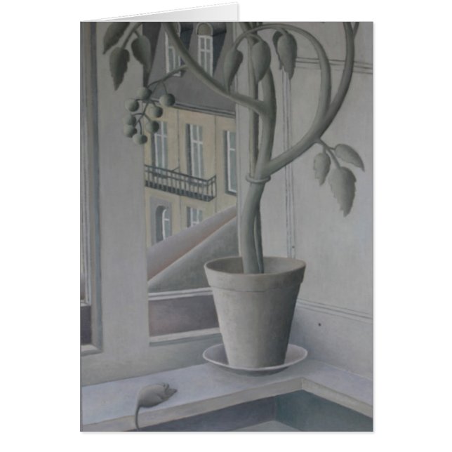 Plant in Window oil on panel (Front)