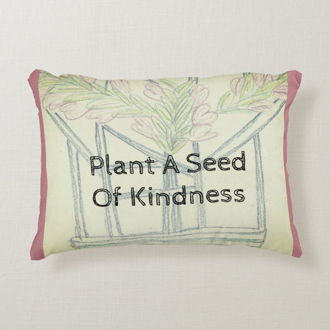 Plant Kindness    Accent Pillow (Front)