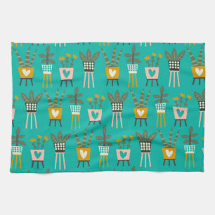 Plant Lady Art Kitchen Towel