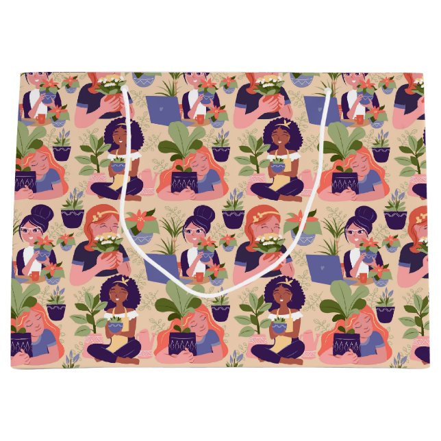 Plant Lady Gardening Gift Bag (Front)