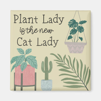 Plant Lady Magnet