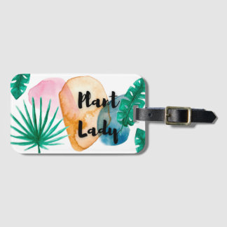 Plant Lady mug Luggage Tag