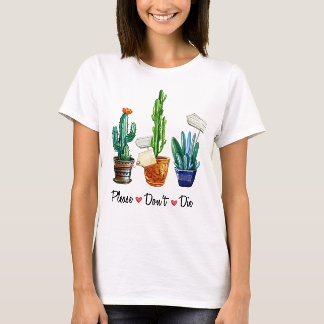 Plant Lover Boho Gift T-Shirt (Front)