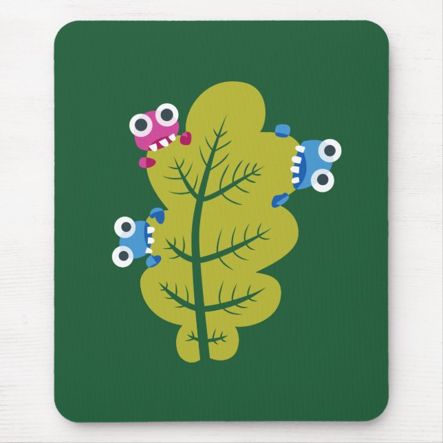 Plant Lover Kawaii Cute Funny Mouse Pad (Front)