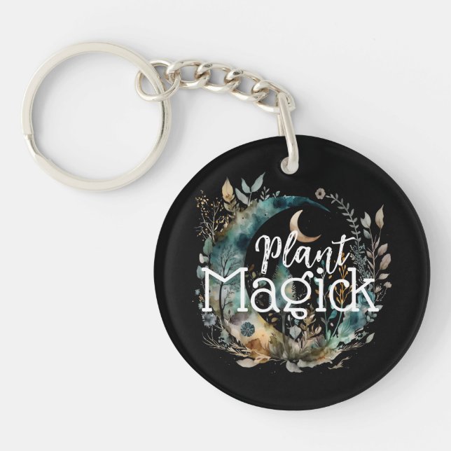 Plant Magick Keychain (Front)