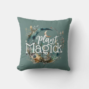 Plant Magick Throw Pillow