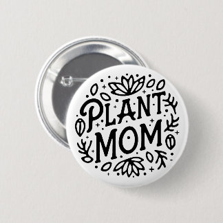 Plant mom boho celestial aesthetic 2 inch round button