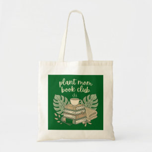 Plant Mom Book Club Tote Bag