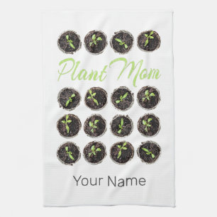 Plant Mom Garden Flower Hobby Gardener or Florist Kitchen Towel