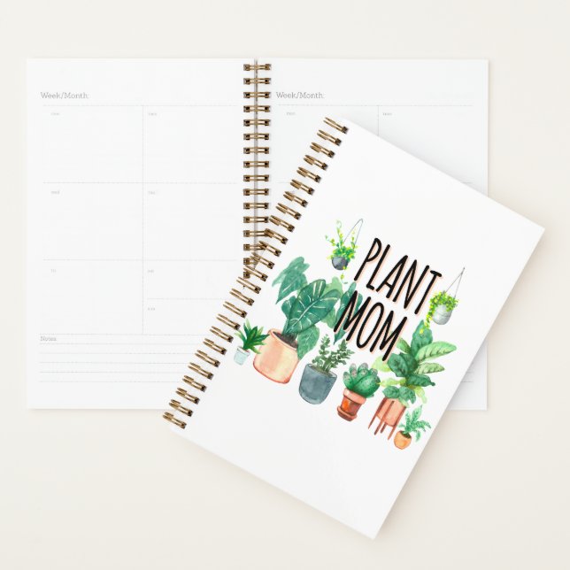 Plant Mom -Gardening, Planter Gift For Mom Planner (Display)