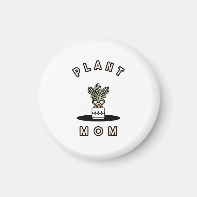 Plant Mom Magnet (Front)