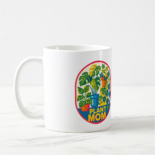 Plant Mom Retro Houseplants Plants Art Coffee Mug