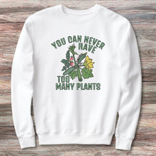 Plant Mom Veggie Plant Illustration Garden Lover Sweatshirt