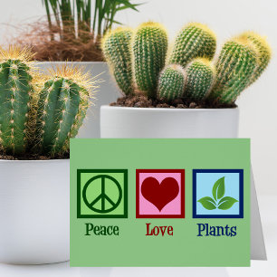 Plant Nursery Peace Love Plants Cute Green