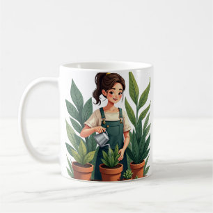 Plant Parent Gardening Houseplants Cozy Botanical Coffee Mug
