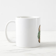 Plant Parent Sloth Hugging Monstera Mug