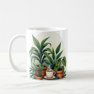 Plant Parents Cozy Reading Nook Houseplant Collect Coffee Mug